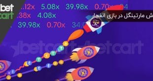 بازی انفجار روش مارتینگل